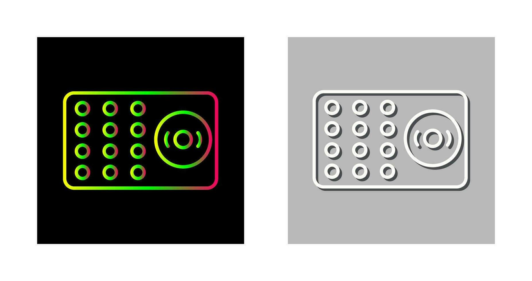 Unique Ring Alarm Vector Icon