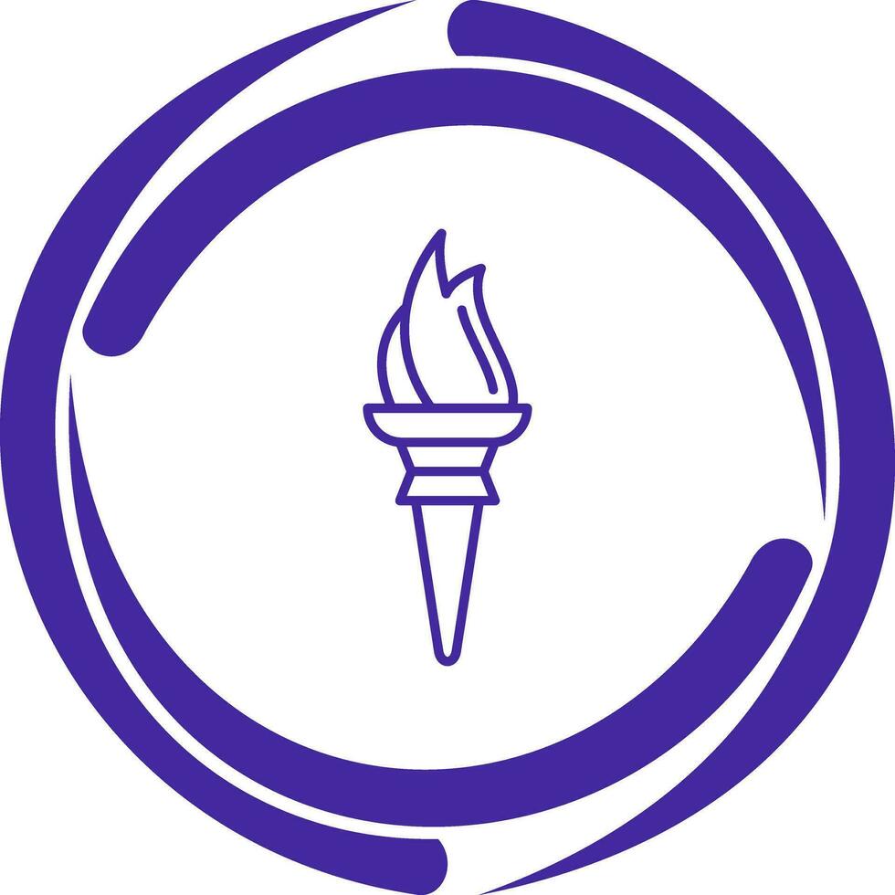 Torch Vector Icon