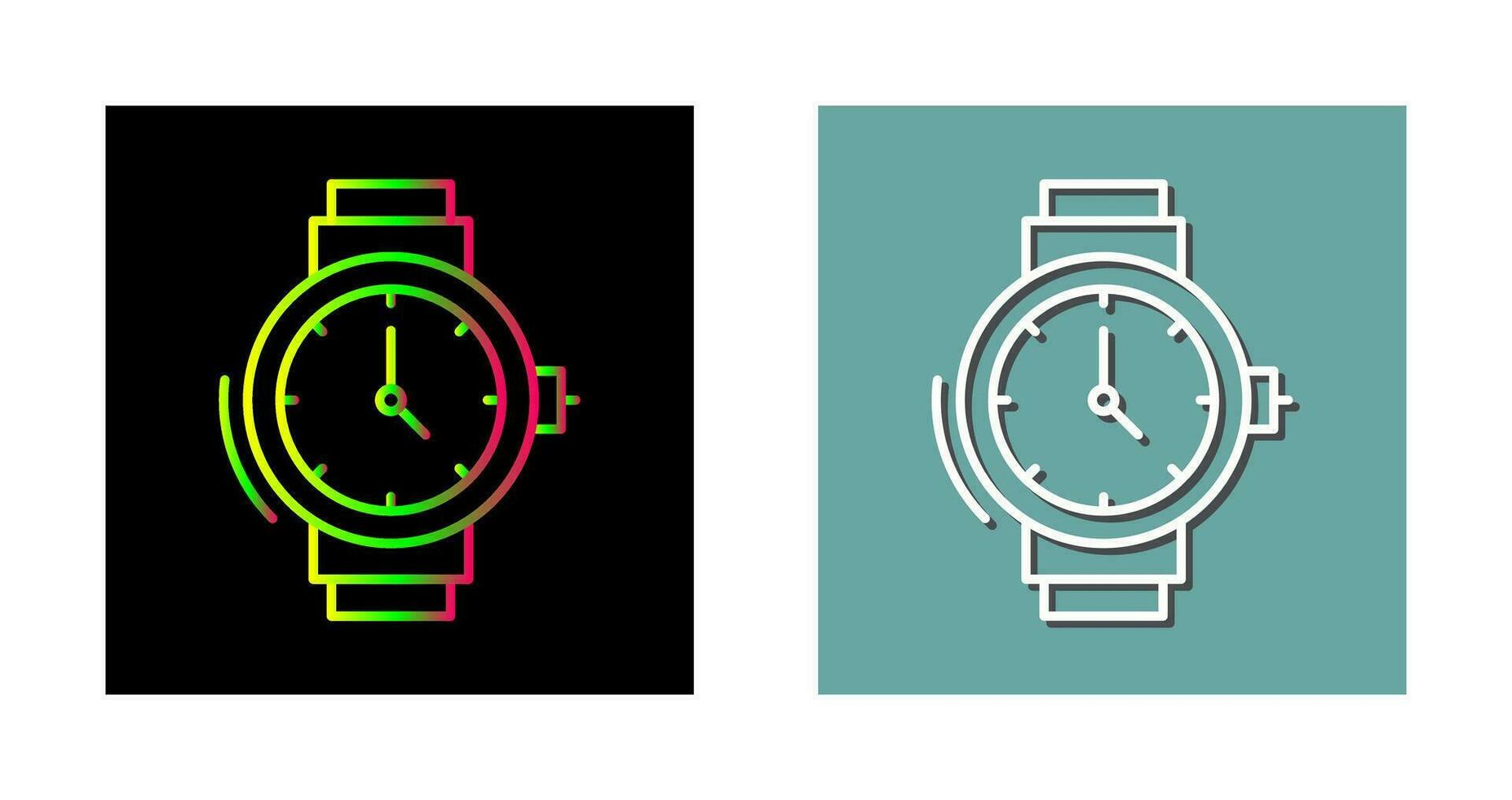 icono de vector de reloj de pulsera