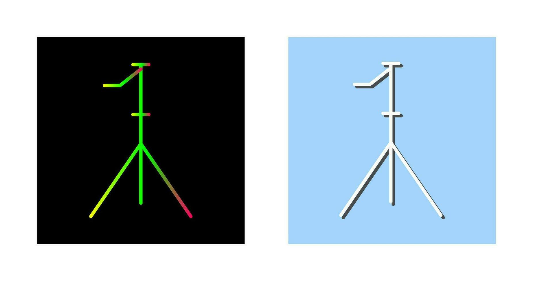 Unique Stand Vector Icon