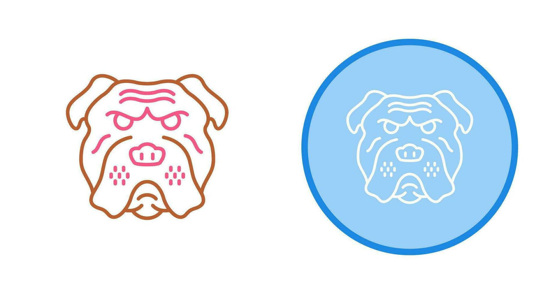 Bulldog Vector Icon