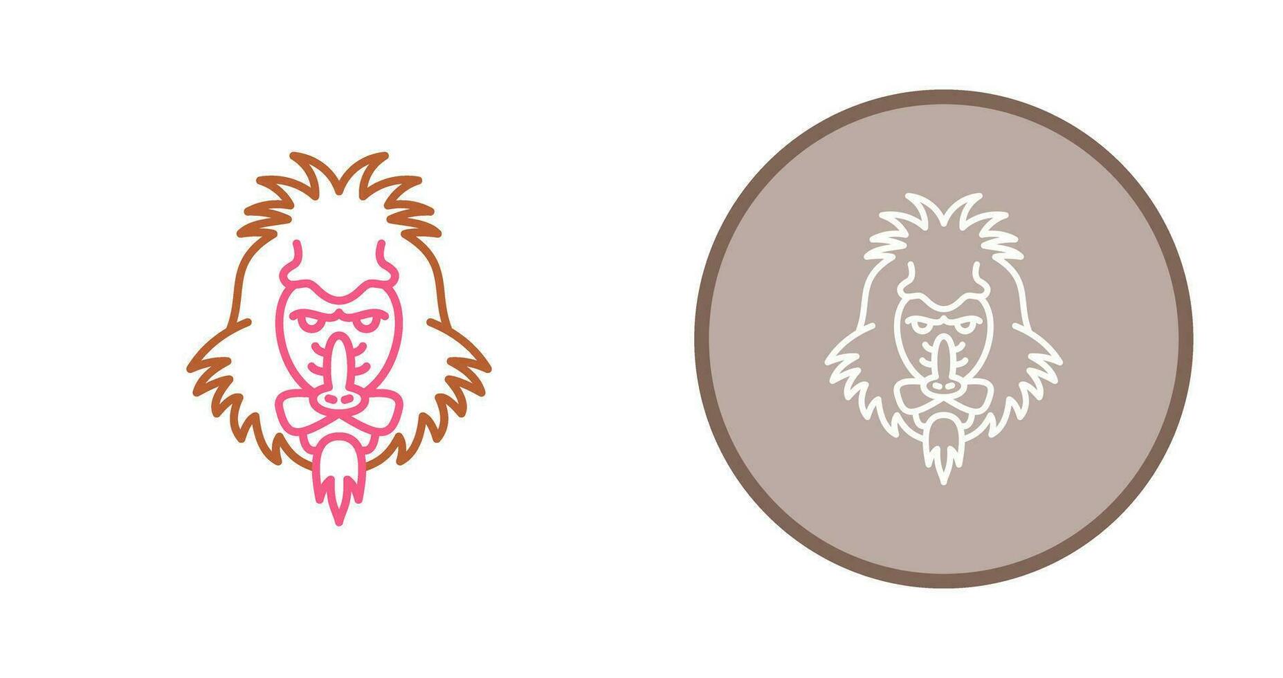 Mandrill Vector Icon