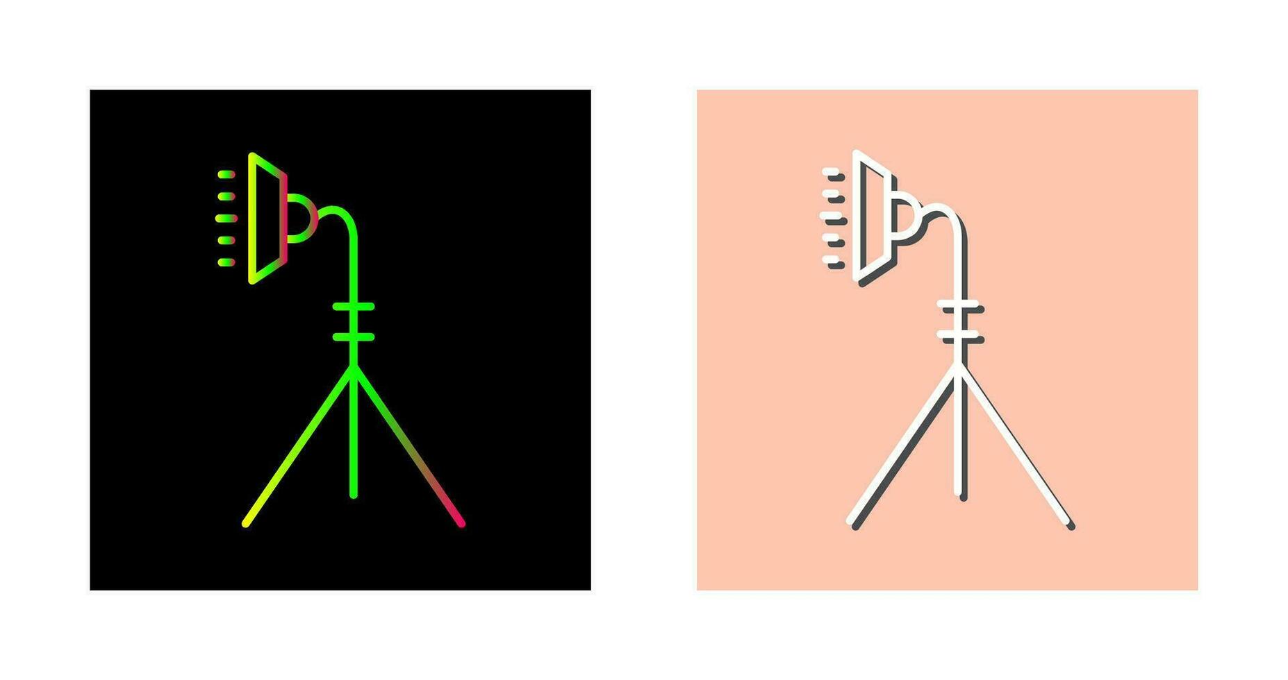 Unique Light Stand Vector Icon