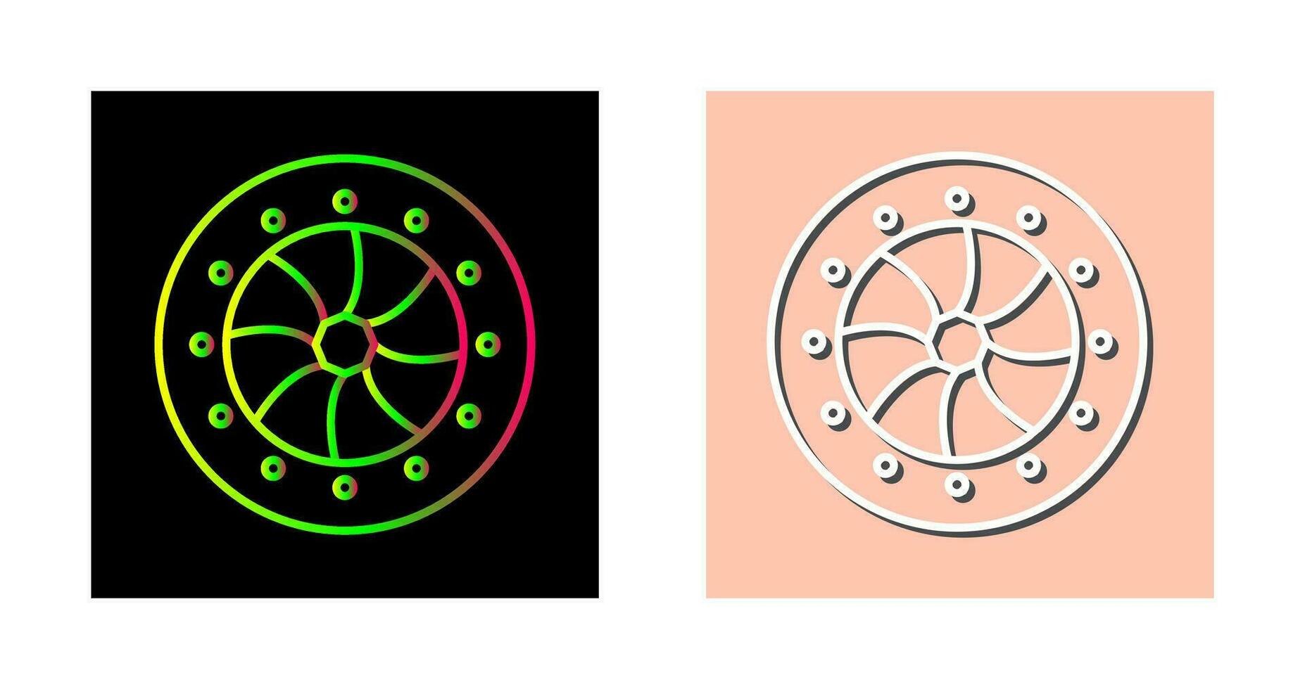Unique Optical Diaphram Vector Icon