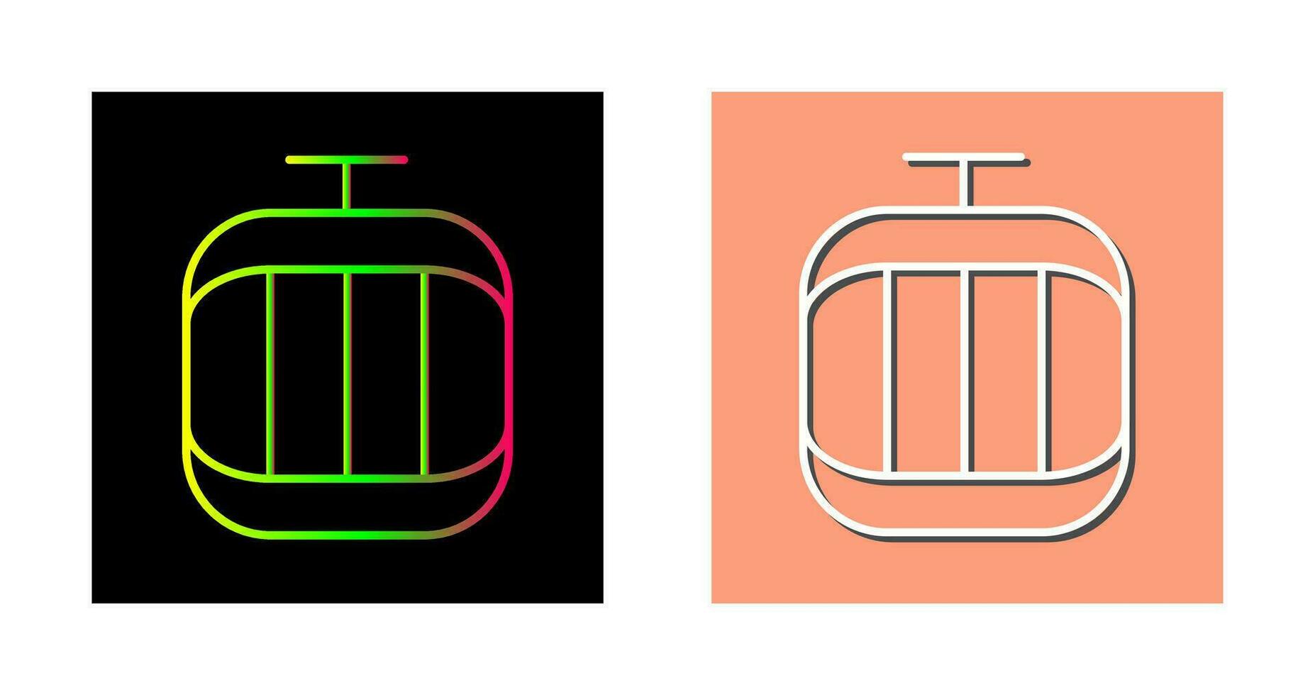 Cable Car Vector Icon