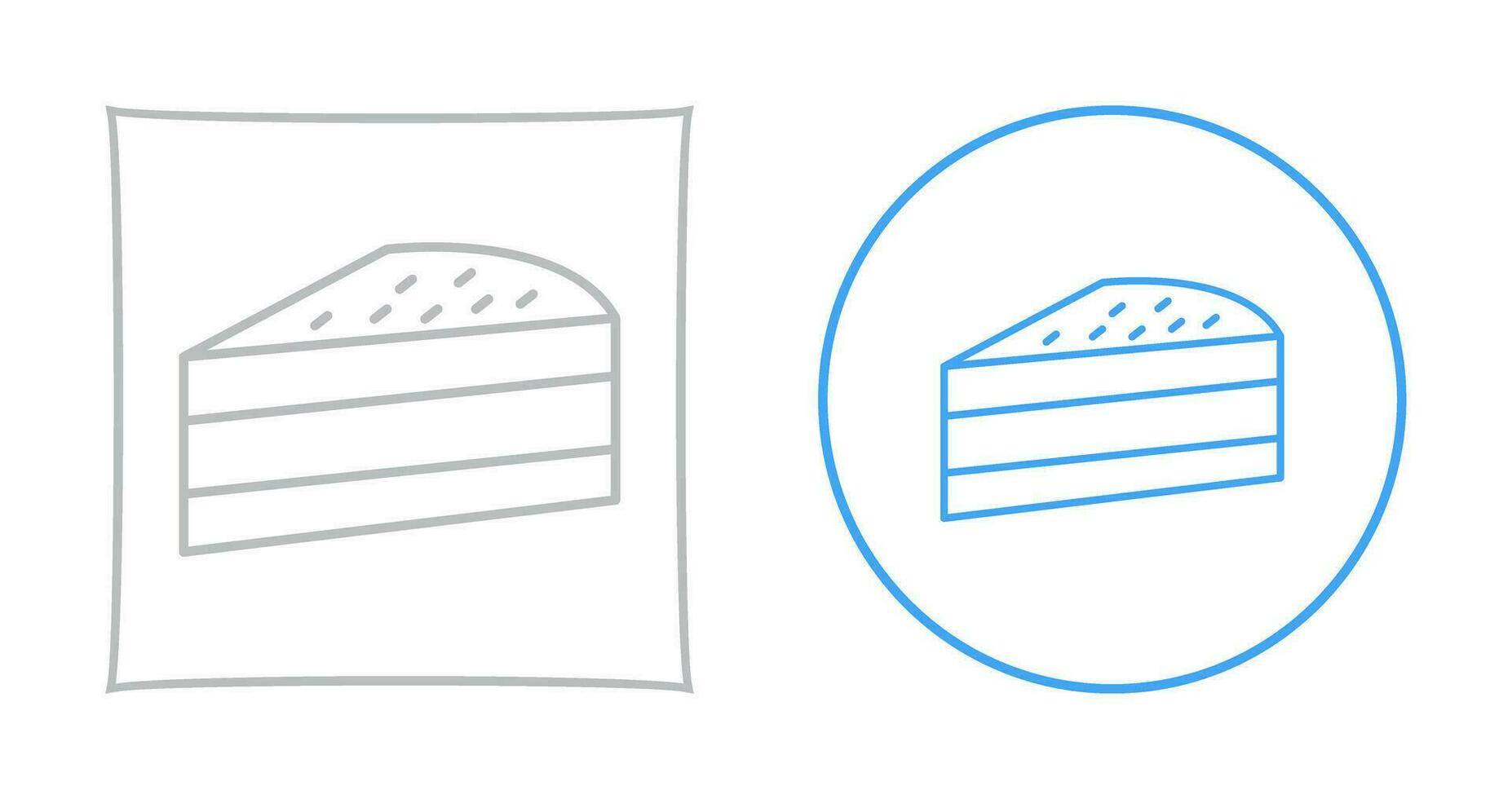 Cake Slice Vector Icon