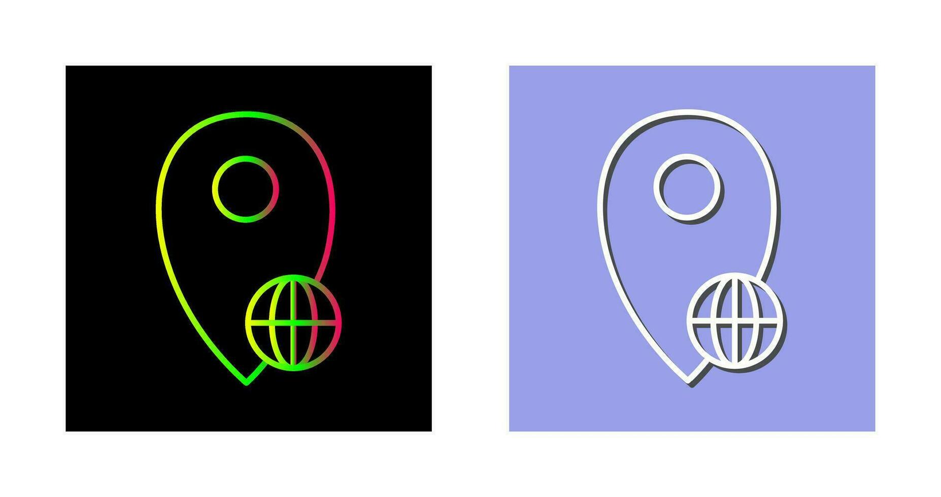 Global Locations Vector Icon