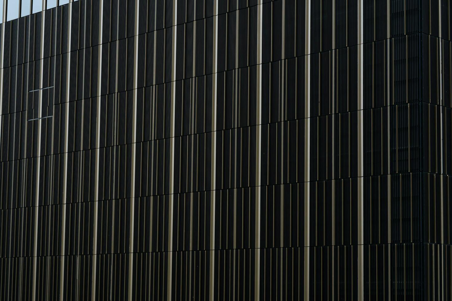 Steel Facade Modern Building Exterior Architecture details. Abstract Modern Exterior Architecture. Abstract business interior in minimalism. photo