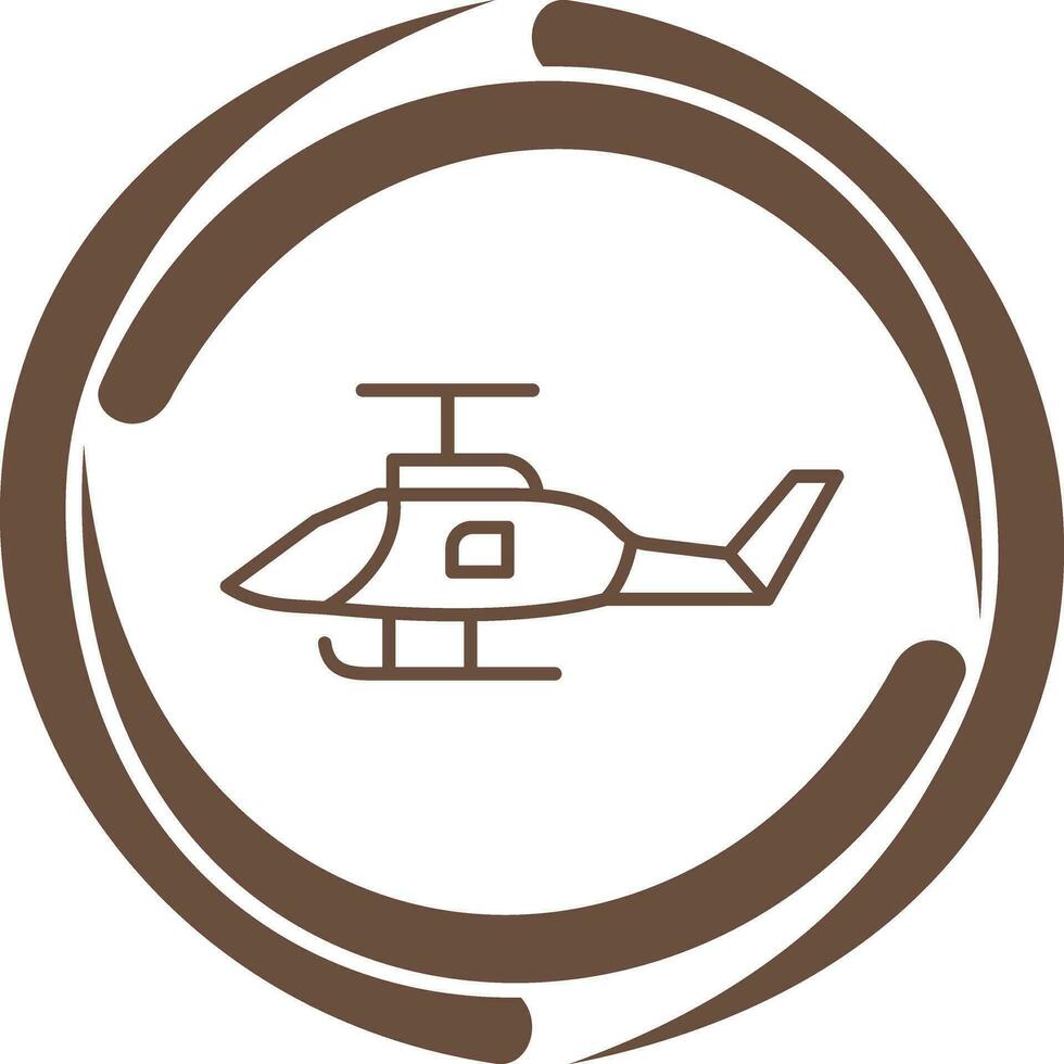 Military Helicopter Vector Icon