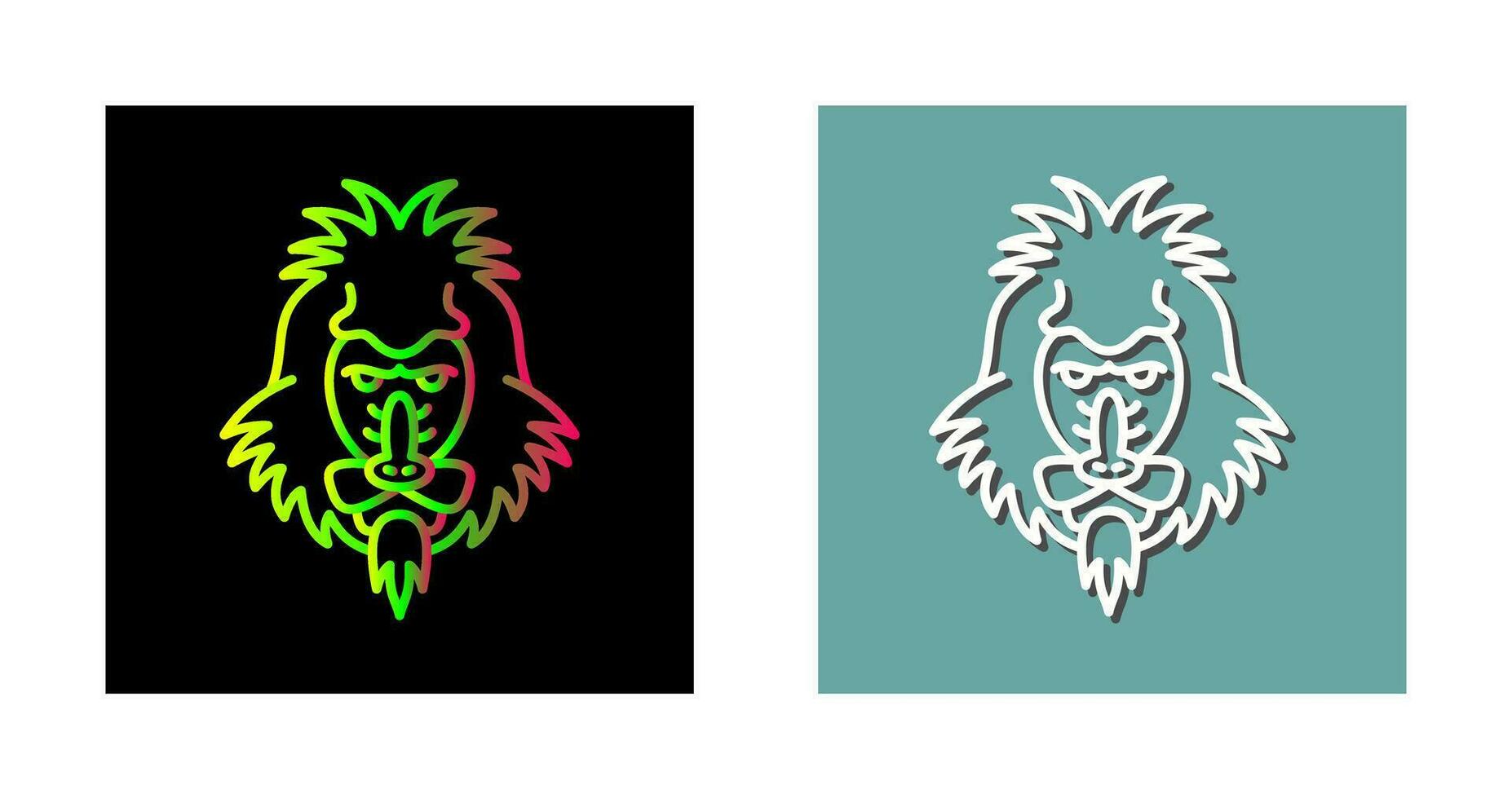 Mandrill Vector Icon