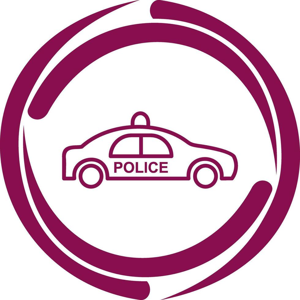 Police Car Vector Icon