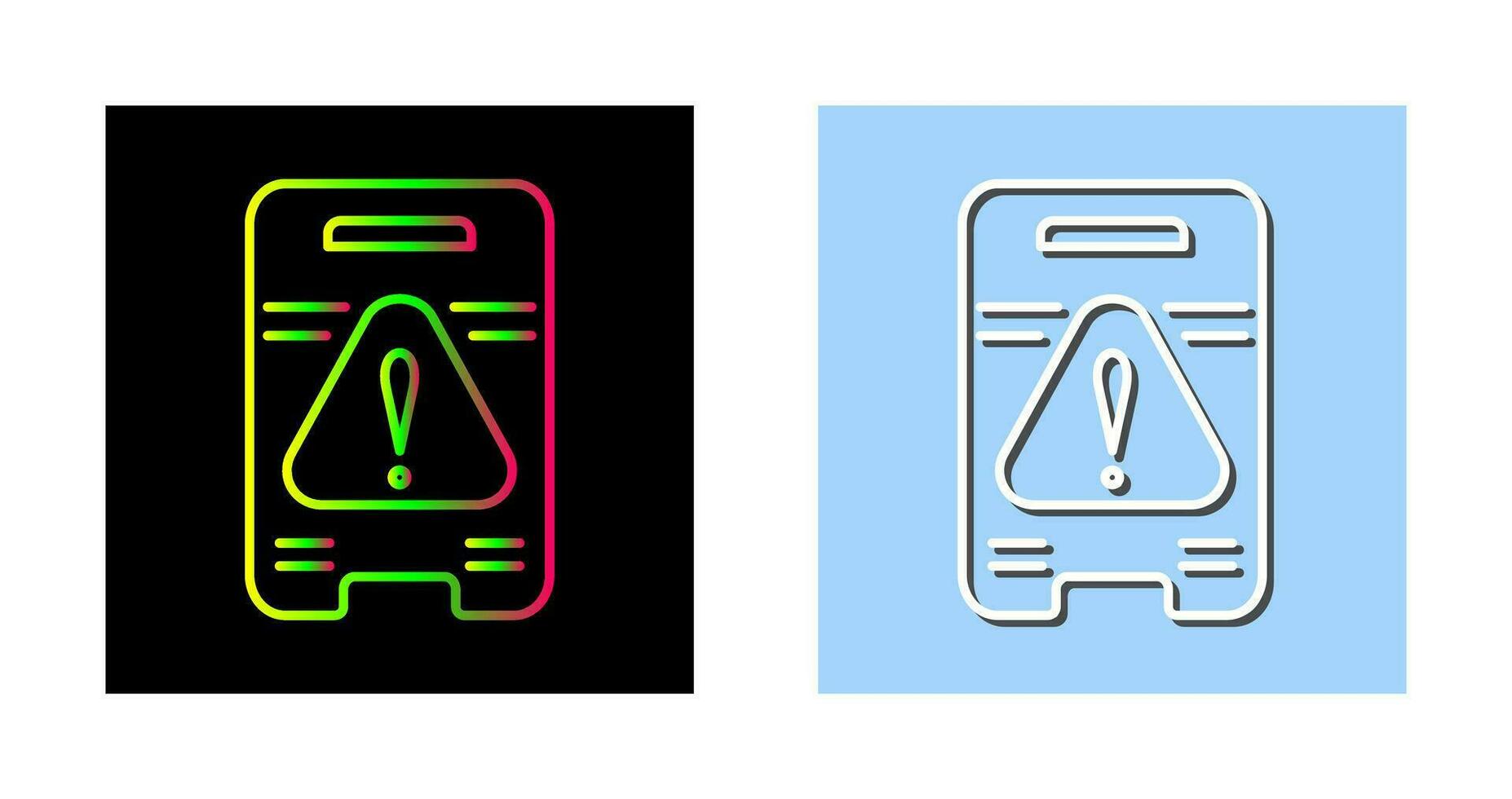 Caution Sign Vector Icon