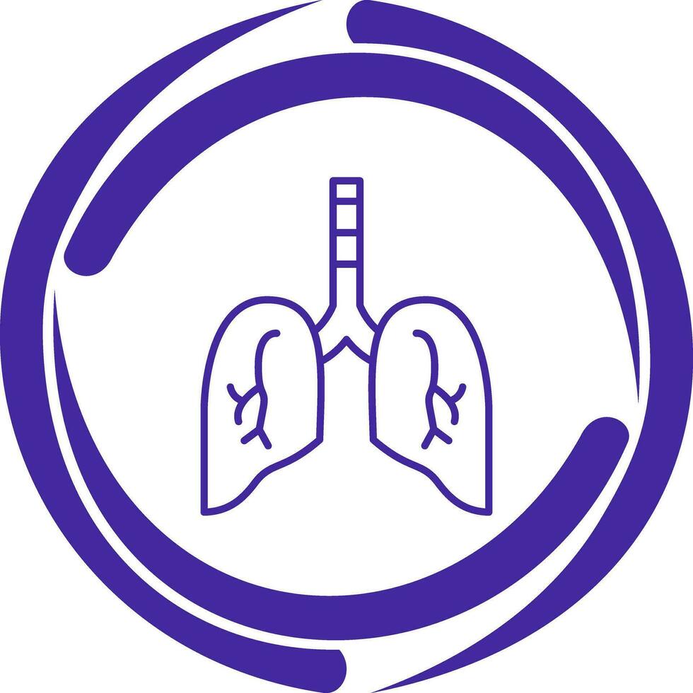 Lung Vector Icon