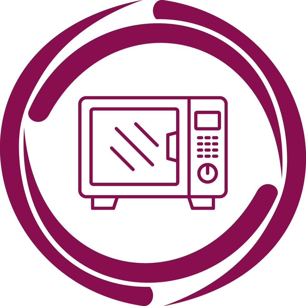 Microwave Vector Icon