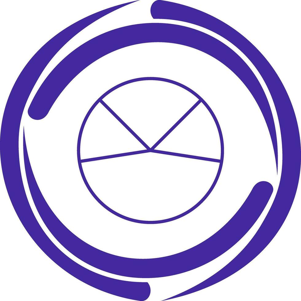 Pie Chart Analysis Vector Icon