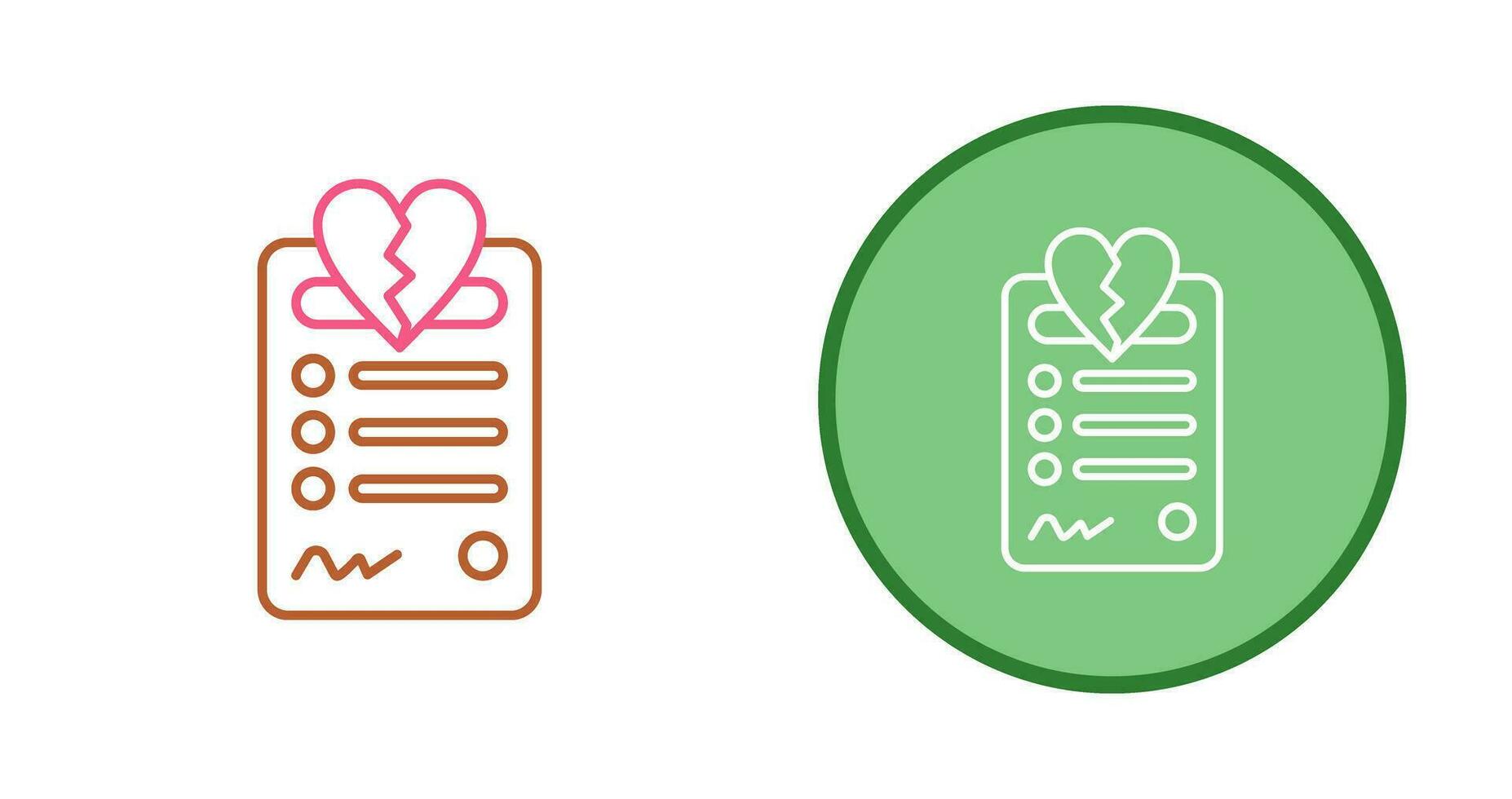 Divorce Vector Icon