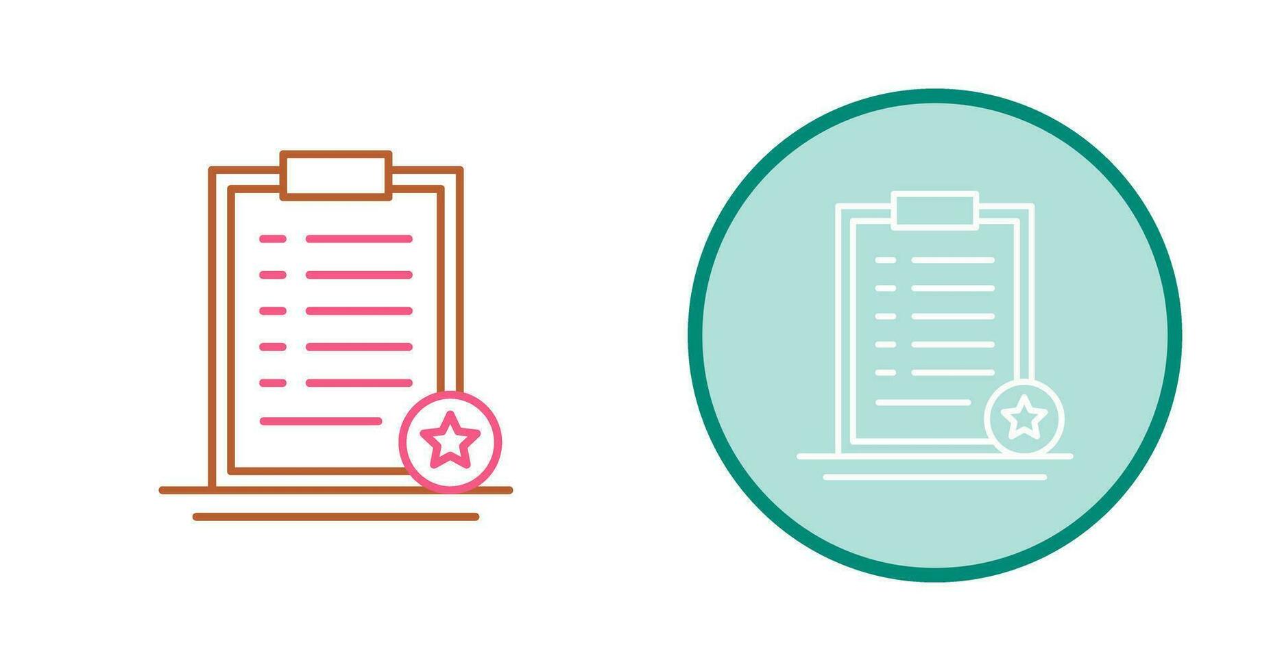 Favourite List Vector Icon