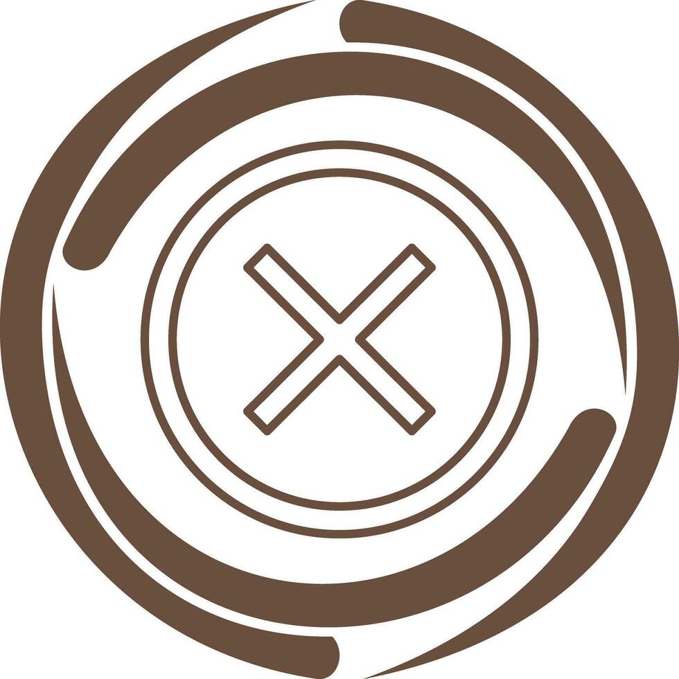 Do Not Cross Vector Icon