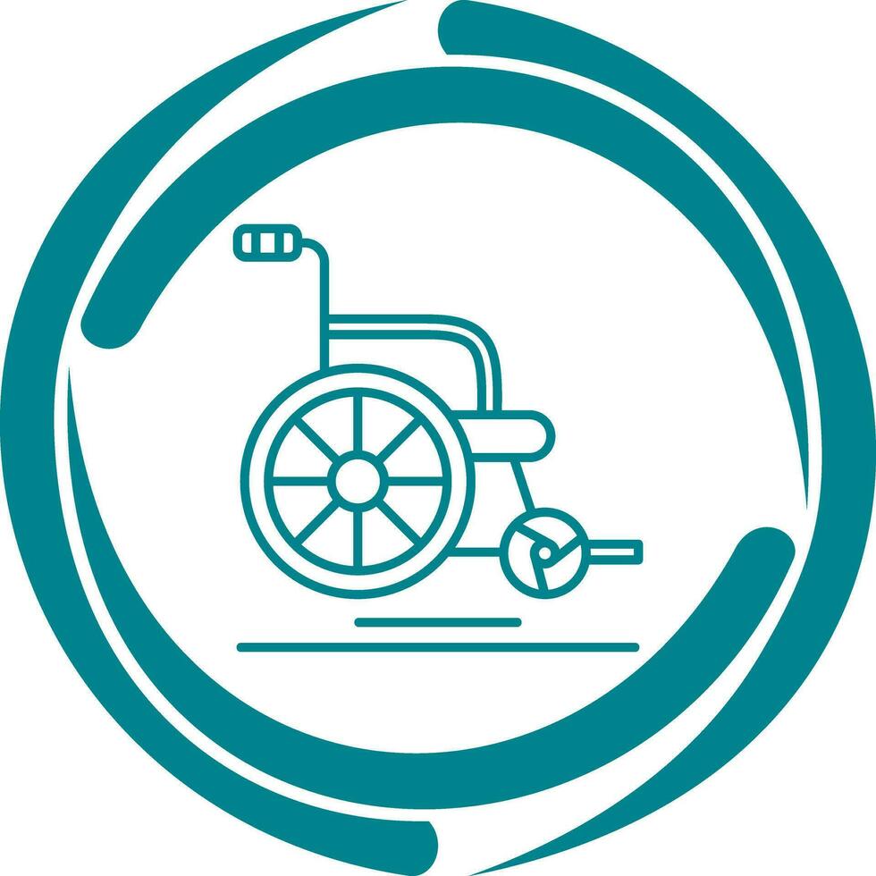 Wheel Chair Vector Icon