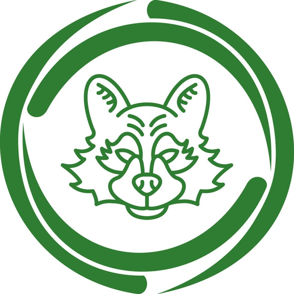 Raccoon Vector Icon