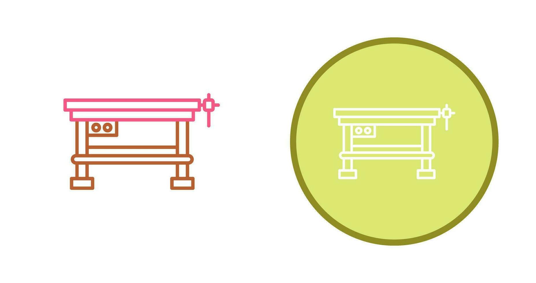 Work Bench Vector Icon