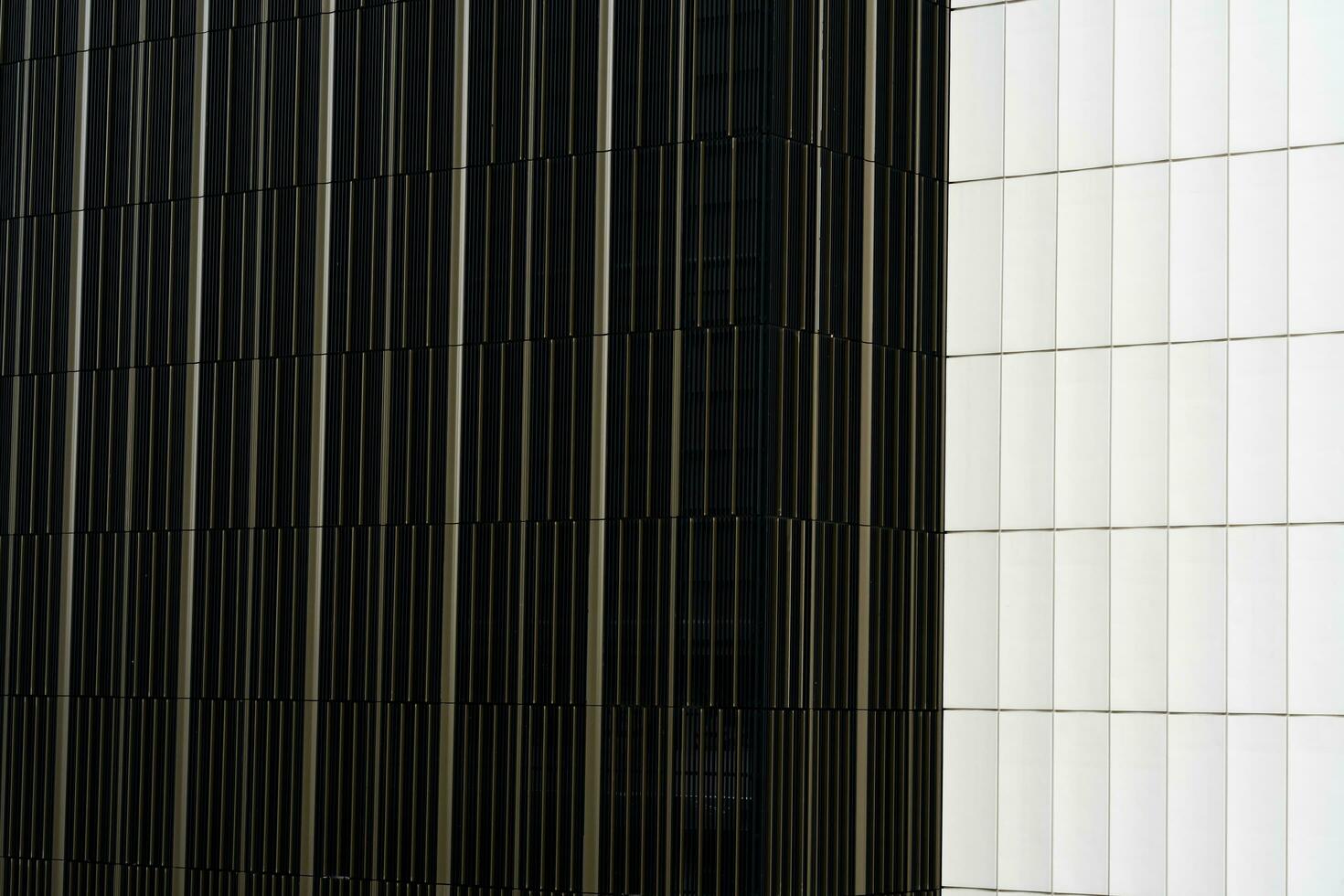 Steel Facade Modern Building Exterior Architecture details. Abstract Modern Exterior Architecture. Abstract business interior in minimalism. photo