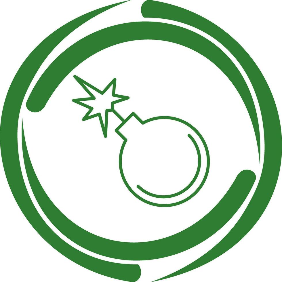 Danger of Explosion Vector Icon