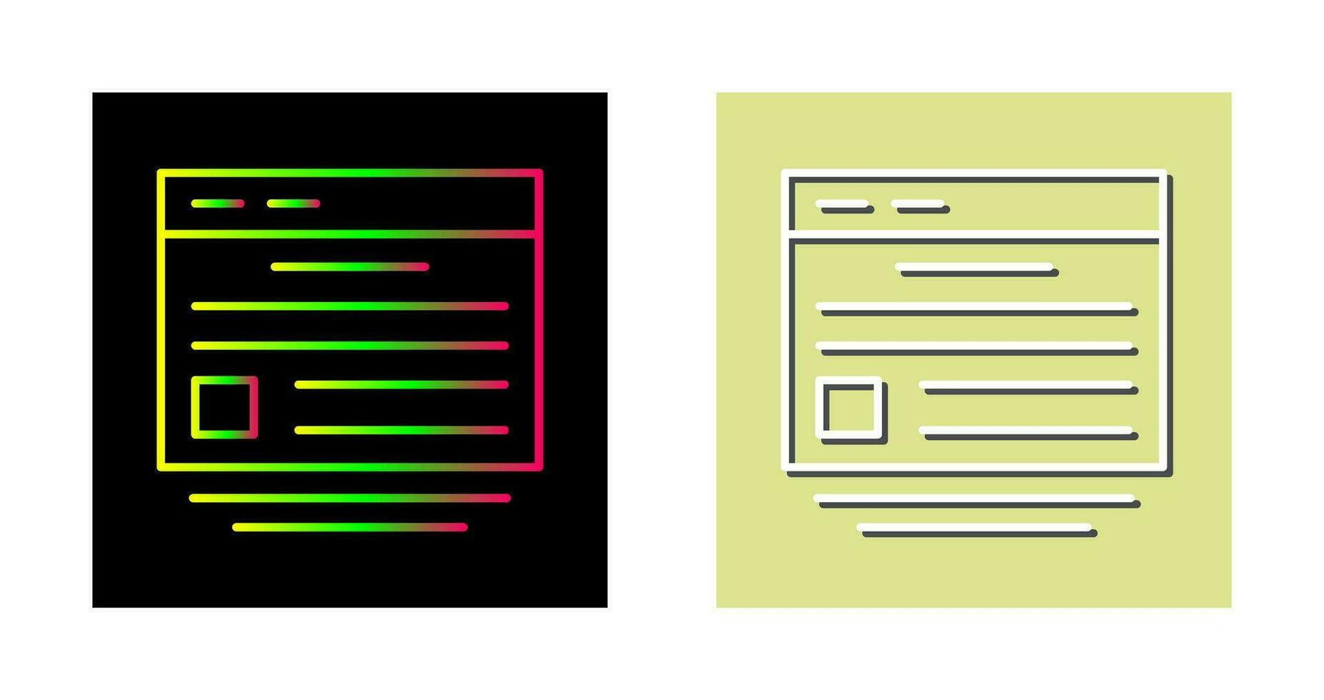 Website Vector Icon
