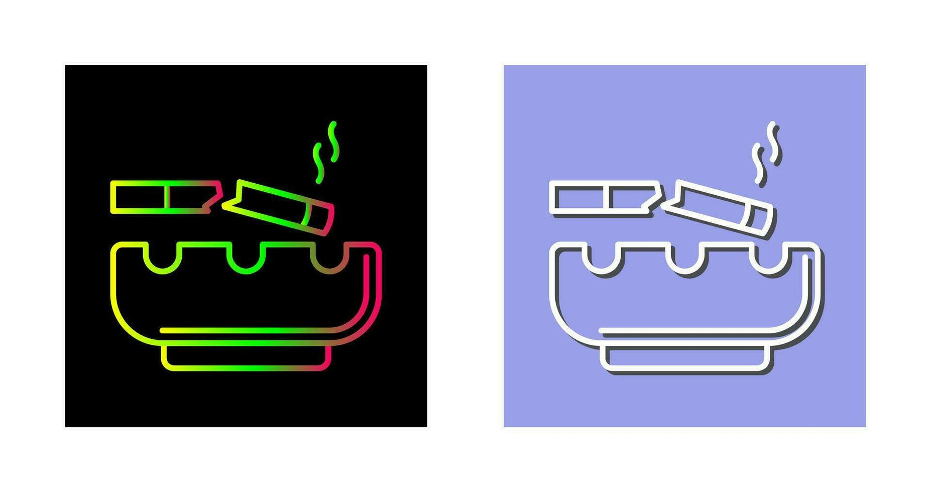 Broken Cigarette Vector Icon