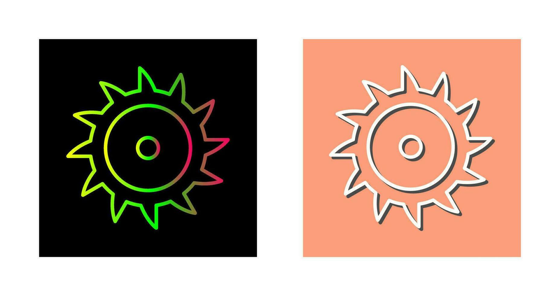Saw Blade Vector Icon