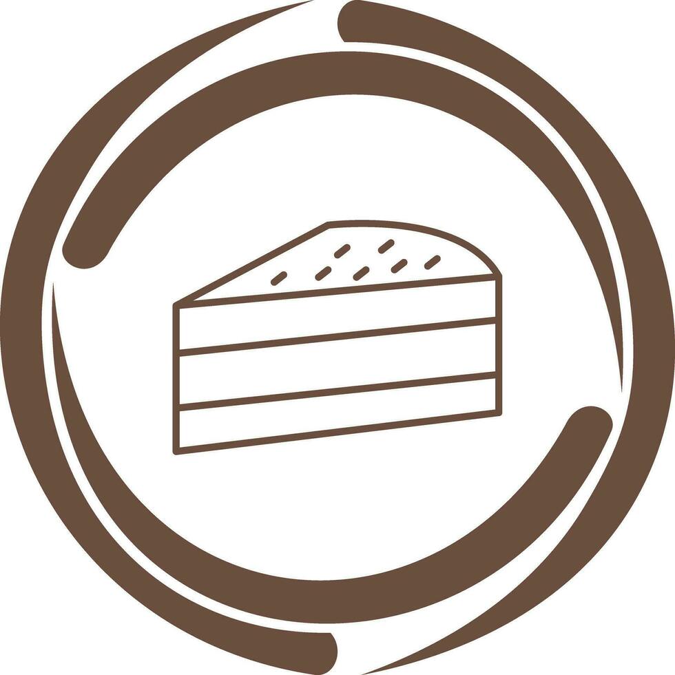 Cake Slice Vector Icon