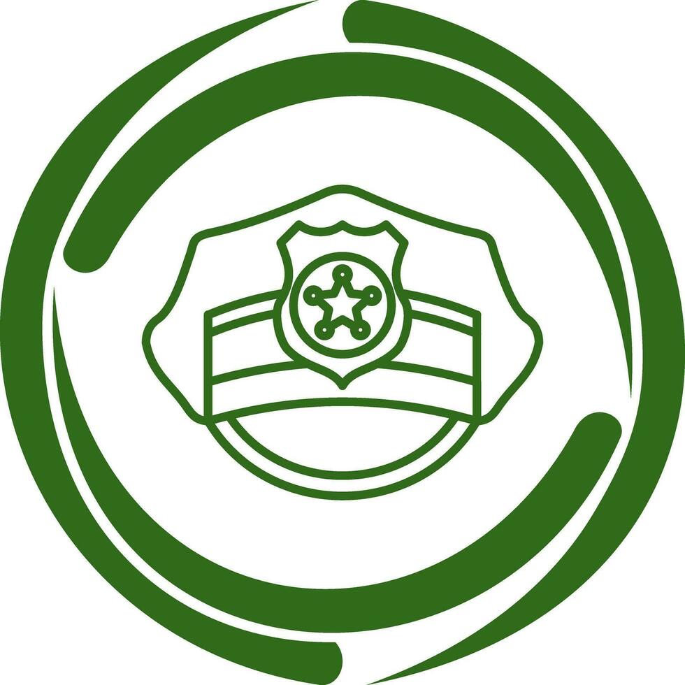 Police Hat Vector Icon