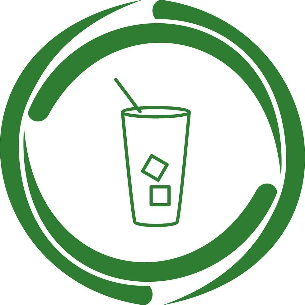 Iced Coffee Vector Icon