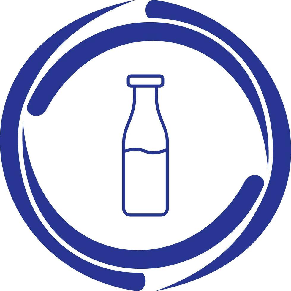 Milk Bottle Vector Icon