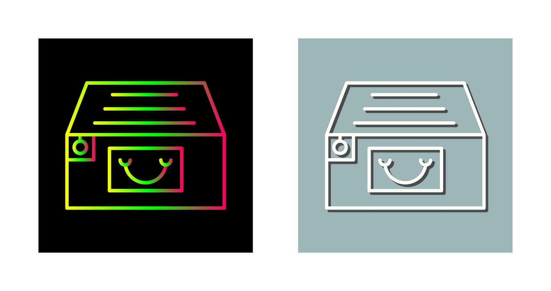 icono de vector de archivador