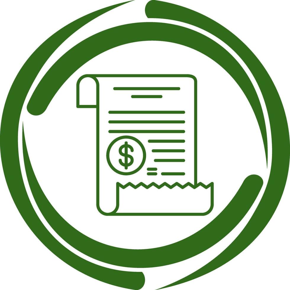 Receipt Vector Icon