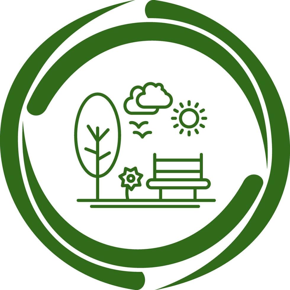 Park Vector Icon