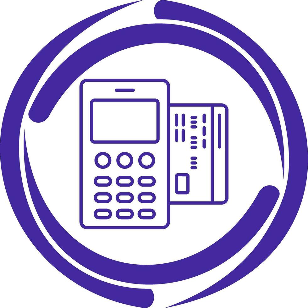 Card Machine Vector Icon