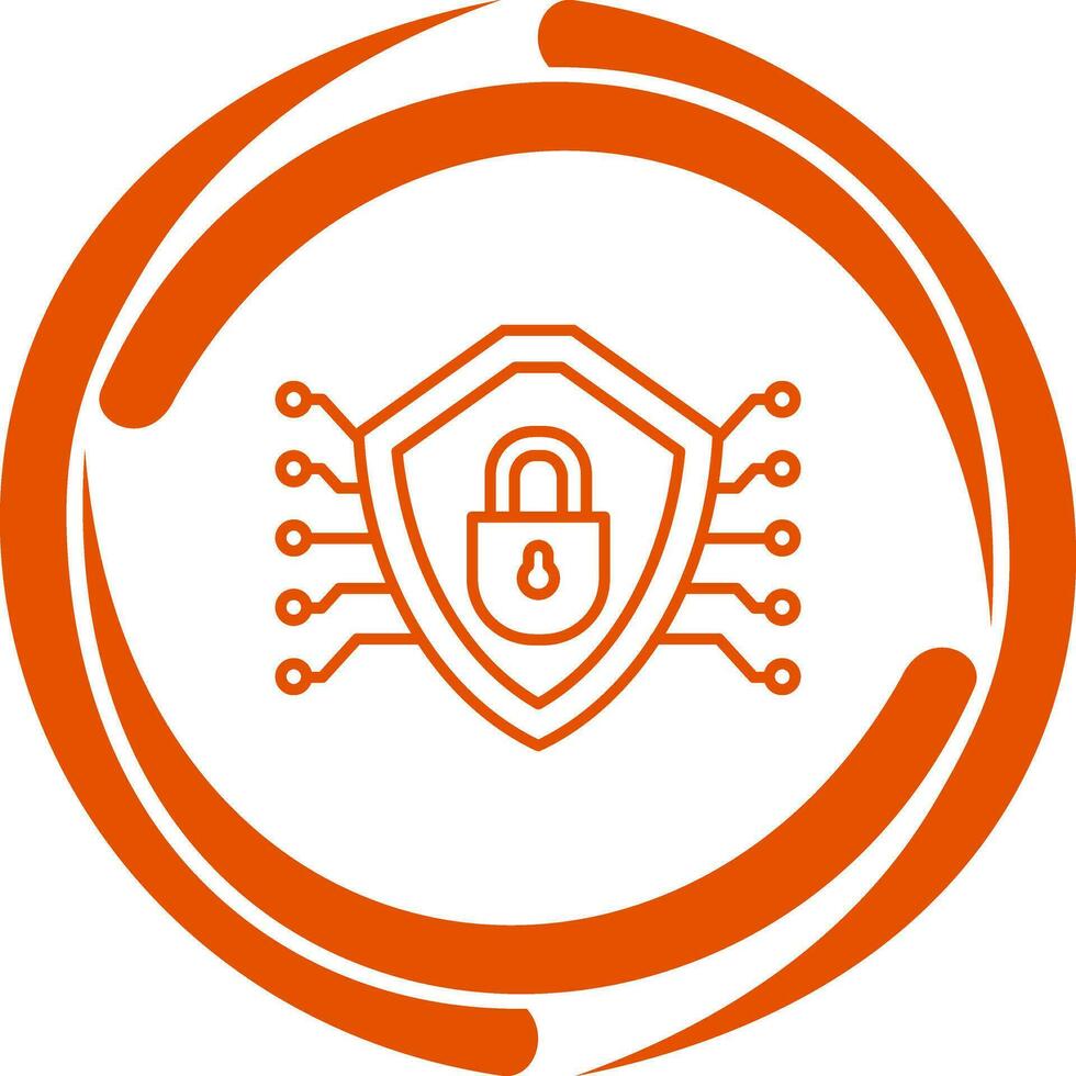 Cyber Security Vector Icon