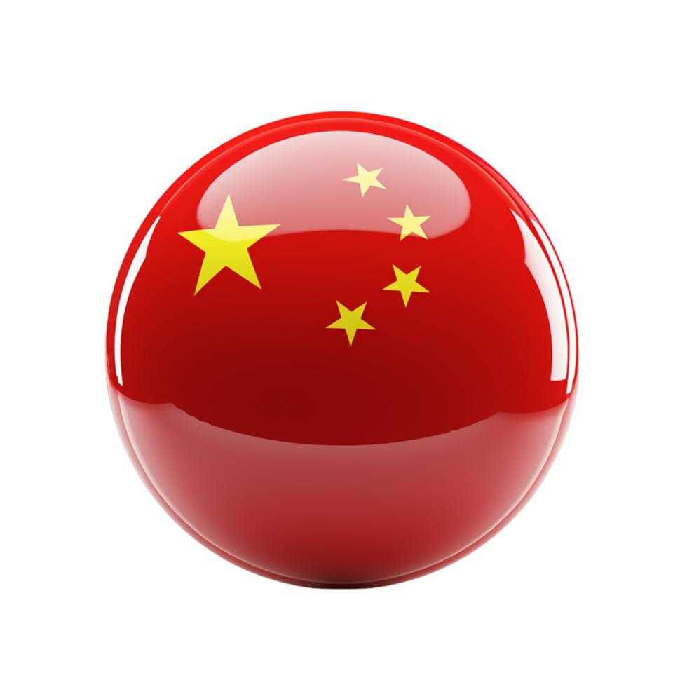 3d style china flag ai generative 30246493 PNG