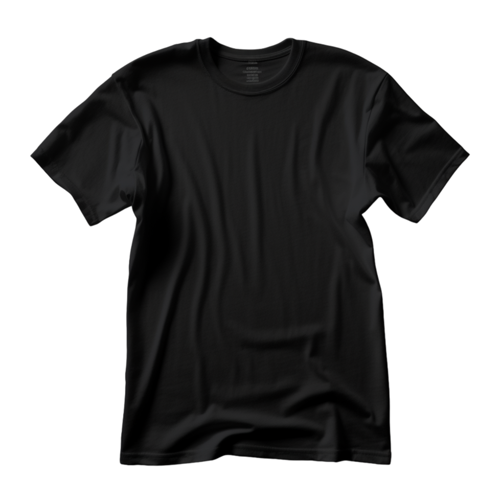 black t shirt ai generative 30246523 PNG