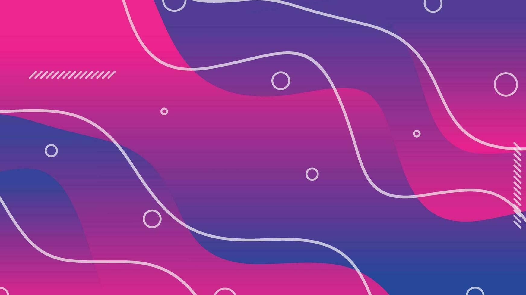 Purple and red gradient dynamic fluid shapes abstract background vector