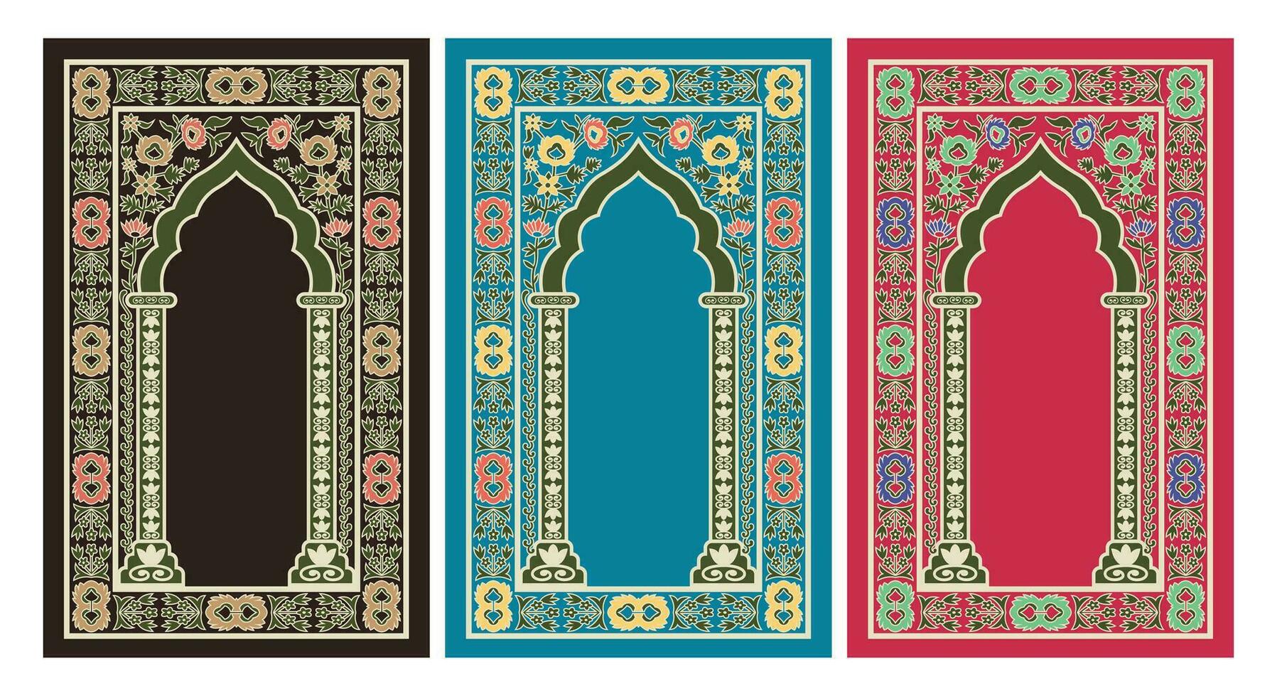 Prayer mat vector design