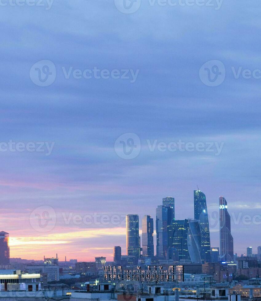 vista de una ciudad foto