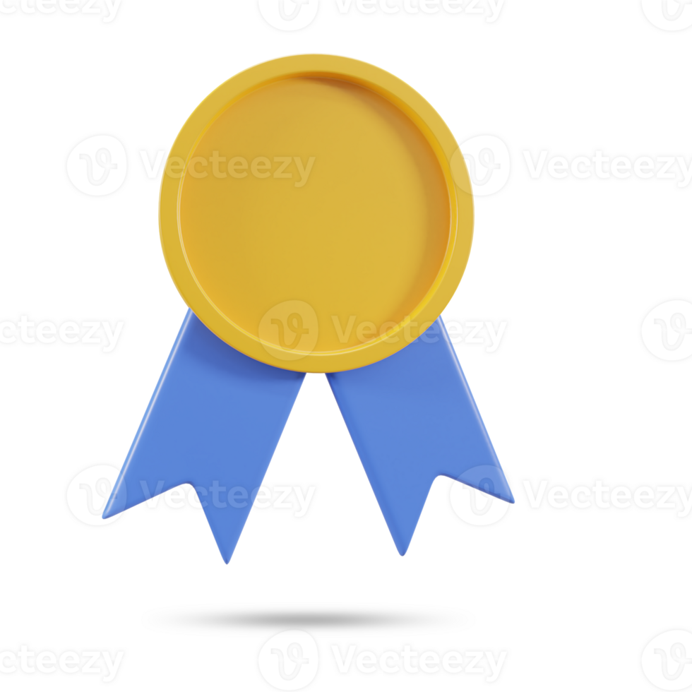 gold award ui icon 3d rendering reward icon png