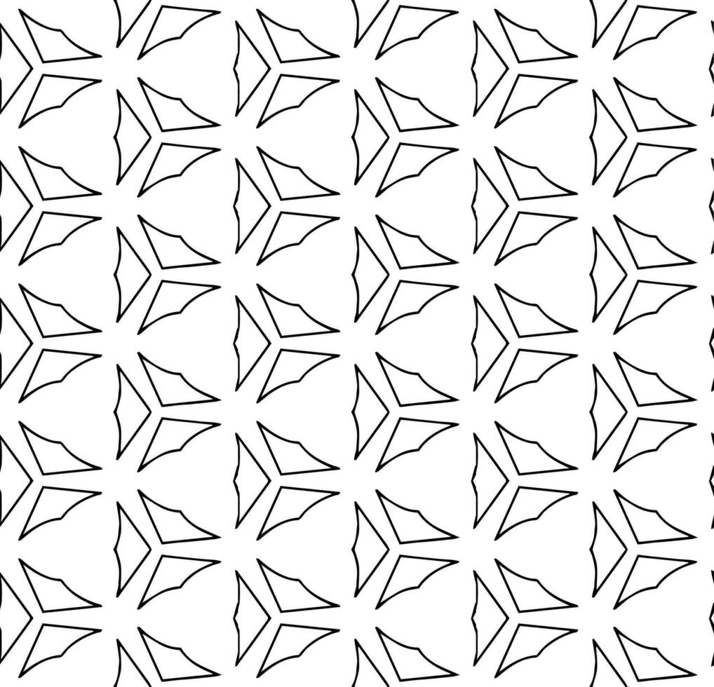 Black and white seamless abstract pattern. Background and backdrop. Grayscale ornamental design. Mosaic ornaments. Vector graphic illustration.