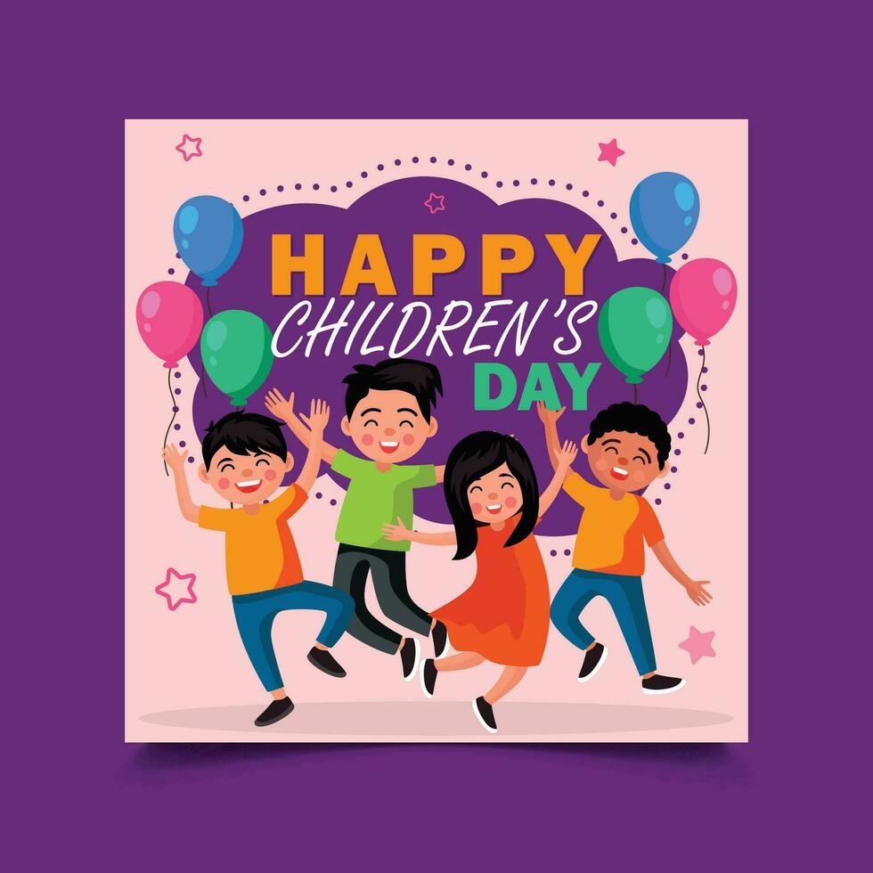 Happy Children's Day Background vector