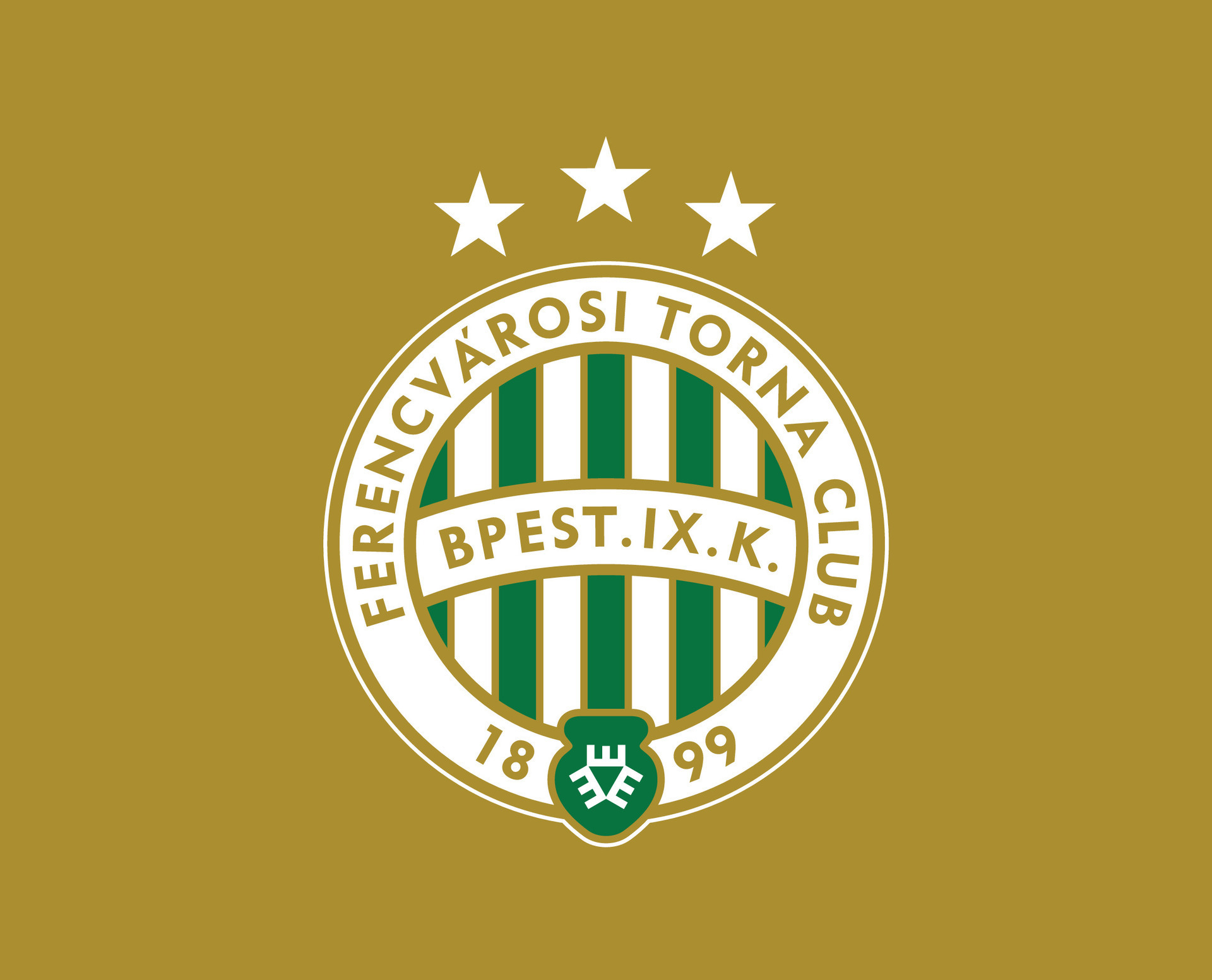 Ferencvarosi TC Club Logo Symbol Hungary League Football Abstract Design  Vector Illustration With Green Background 30250629 Vector Art at Vecteezy