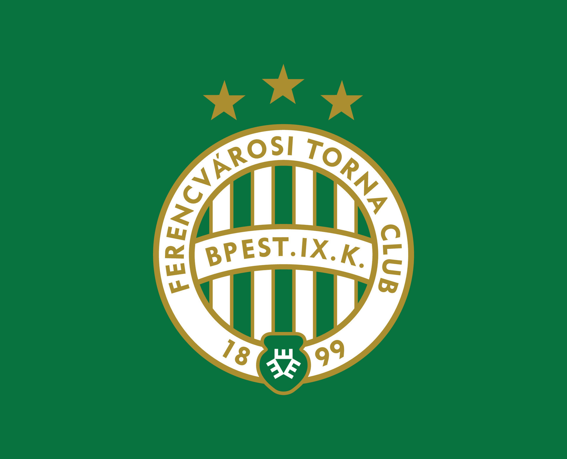 Ferencvarosi TC Club Logo Symbol Hungary League Football Abstract Design  Vector Illustration With Green Background 30250629 Vector Art at Vecteezy