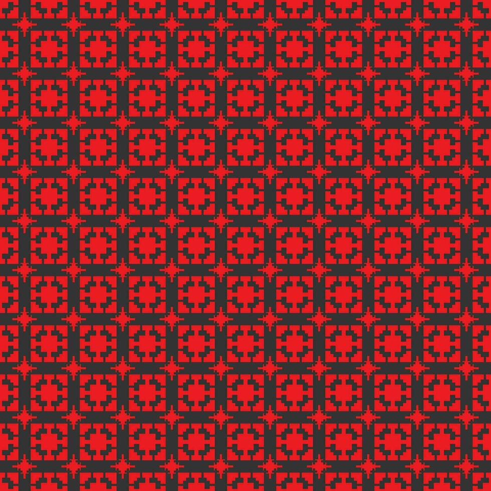 Red and black seamless pattern. Textile clothing background.Apparel  Textile  Repetitive Abstraction. vector